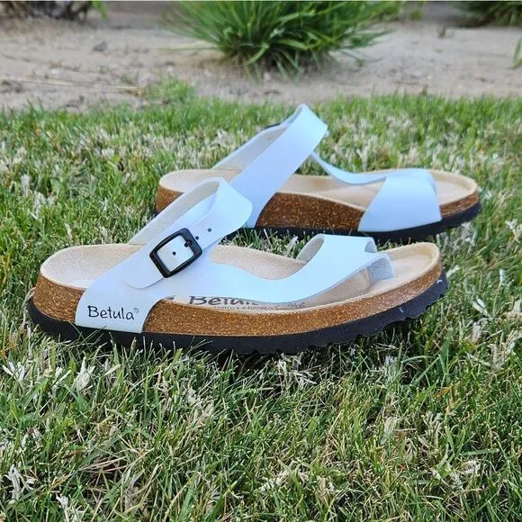 Betula Original Birkenstock Birko Flor Blue Sandals