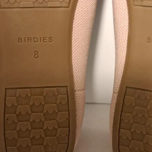 Birdies Blackbird Knit Pointed Toe Flats Loafers Washable Pink &amp; Gray SZ…