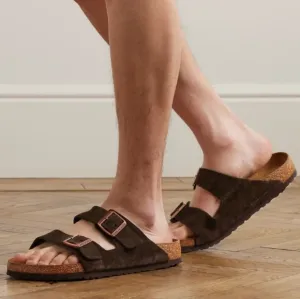 Birkenstock Arizona Brown Suede Sandals, Size EU42,EU 43,EU44,EU45,Retail$150.00