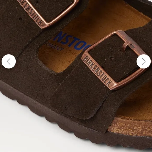 Birkenstock Arizona Brown Suede Sandals, Size EU42,EU 43,EU44,EU45,Retail$150.00