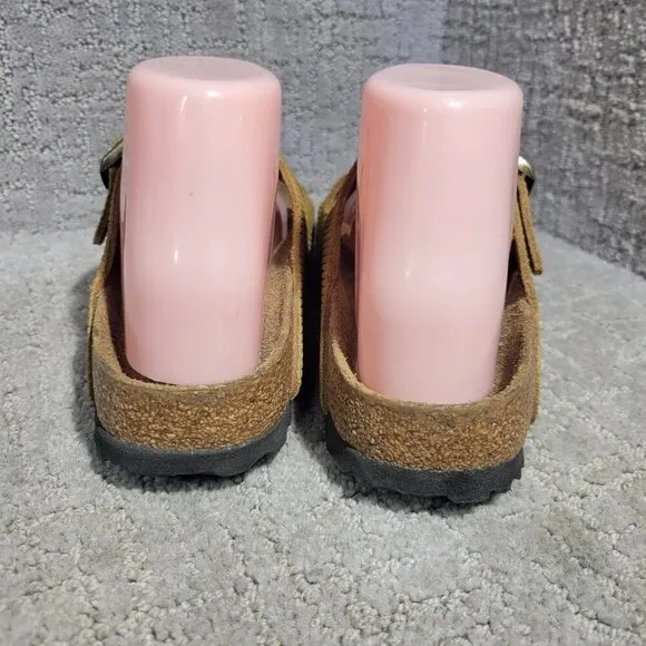 Birkenstock Arizona Corduroy Size 39 L8 M6 N Mustard Yellow Double Strap Sandals