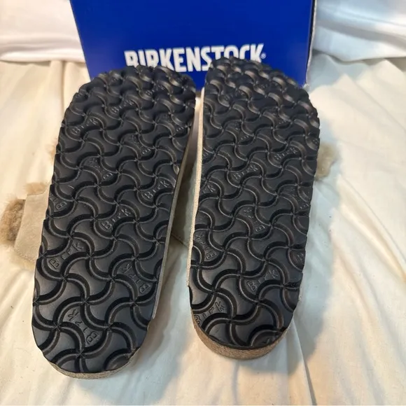Birkenstock, Arizona shearling tope sandal 39N NIB