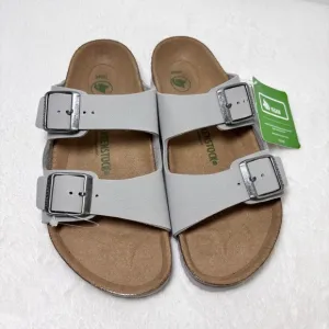 Birkenstock  Arizona Vegan Slide Sandal - Little Kid - Stone Coin Size 34
