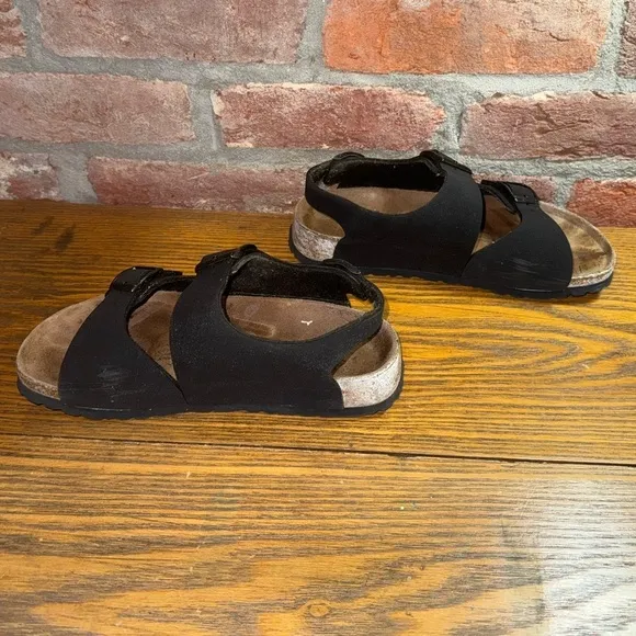 Birkenstock Betula Womens Double Buckle Strap Suede Slingback Sandals Sz 37