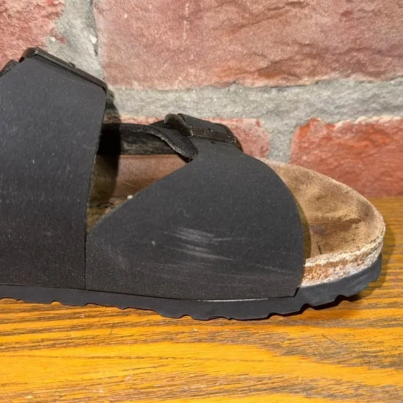 Birkenstock Betula Womens Double Buckle Strap Suede Slingback Sandals Sz 37