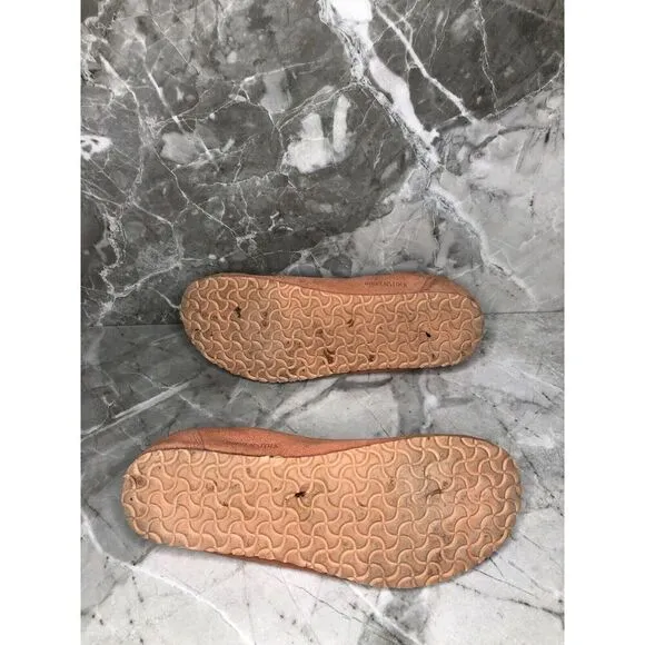 Birkenstock Coral Suede Leather Stretch Ballet Flats Shoes Women Sz 39EU/8.5M US
