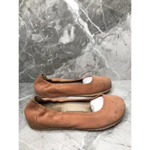 Birkenstock Coral Suede Leather Stretch Ballet Flats Shoes Women Sz 39EU/8.5M US