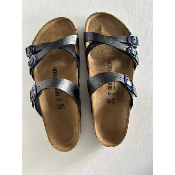BIRKENSTOCK FRANCA Sandals Graceful Licorice New Sz Euro 42 US L 11 M 9
