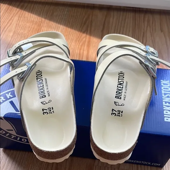 Birkenstock Franca Sandals - High Shine Butter Size 37