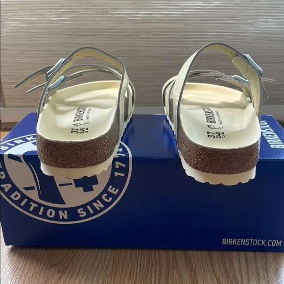 Birkenstock Franca Sandals - High Shine Butter Size 37