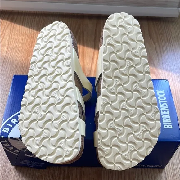 Birkenstock Franca Sandals - High Shine Butter Size 37