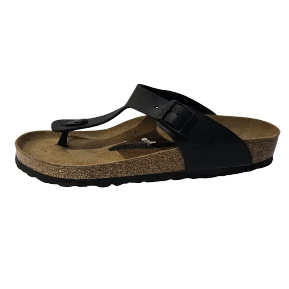 Birkenstock Gizeh Men's Black Buckle Sandals 11