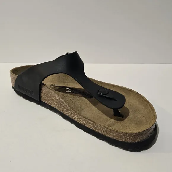 Birkenstock Gizeh Men's Black Buckle Sandals 11