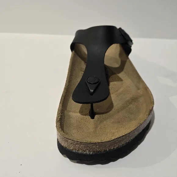 Birkenstock Gizeh Men's Black Buckle Sandals 11