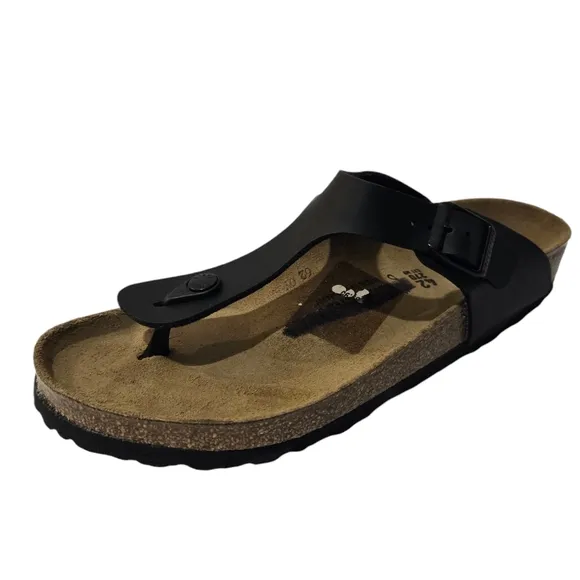 Birkenstock Gizeh Men's Black Buckle Sandals 11