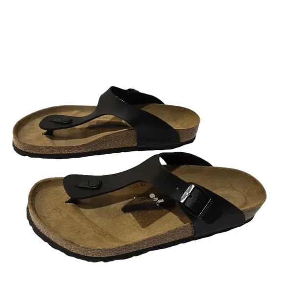 Birkenstock Gizeh Men's Black Buckle Sandals 11