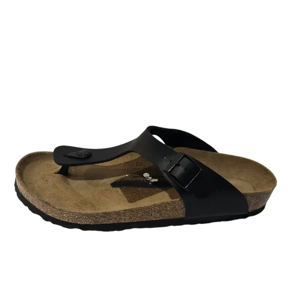 Birkenstock Gizeh Men's Black Buckle Sandals 9