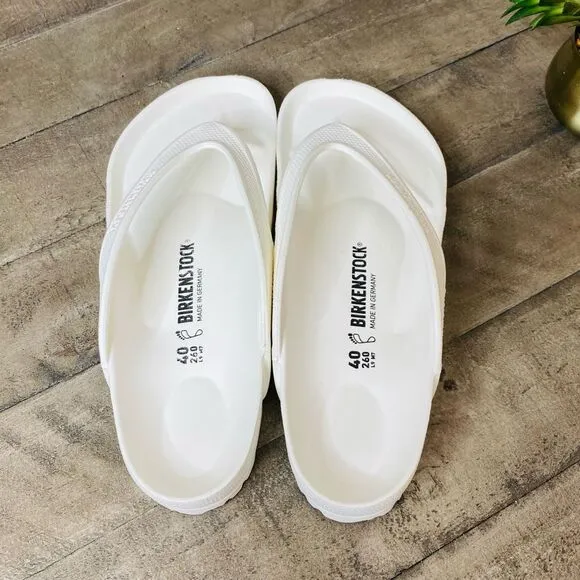Birkenstock Honolulu EVA White Thong Sandals 9