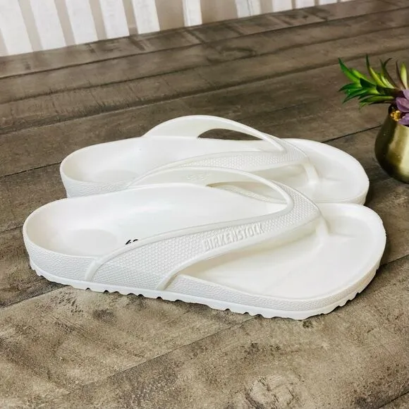 Birkenstock Honolulu EVA White Thong Sandals 9