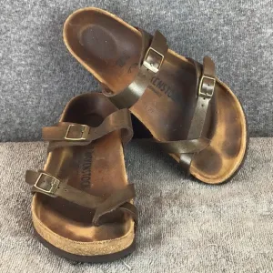 Birkenstock Mayari Bronze Toe Loop Sandals Sz 39|8.5