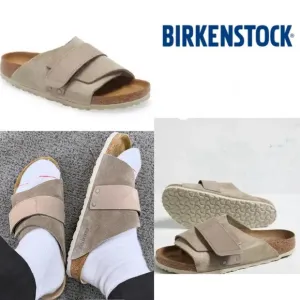 Birkenstock Men’s Kyoto Suede Banded Slide Sandals EU 45 US 12