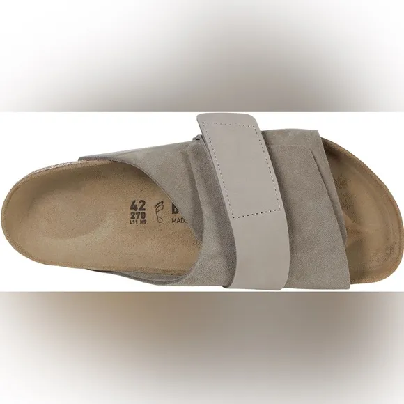 Birkenstock Men’s Kyoto Suede Banded Slide Sandals EU 45 US 12