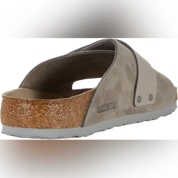 Birkenstock Men’s Kyoto Suede Banded Slide Sandals EU 45 US 12