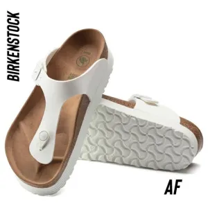 BIRKENSTOCK PAPILLIO GIZEH BIRKO PLATFORM SANDALS IN WHITE NEW NWT SIZE