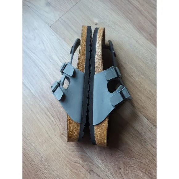Birkenstock Sparta Gladiator Thong Sandals Blue Leather EU 39 Womens 8-8.5 RARE