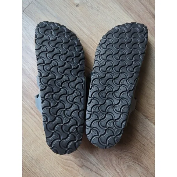 Birkenstock Sparta Gladiator Thong Sandals Blue Leather EU 39 Womens 8-8.5 RARE