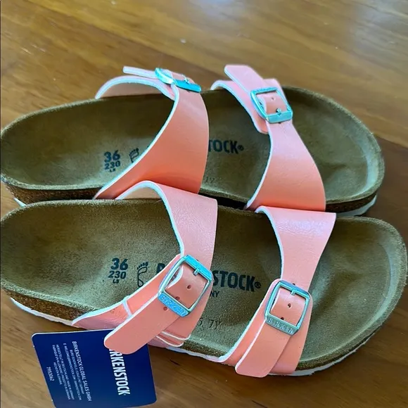Birkenstock Sydney Graceful Coral Rare EU Size 36