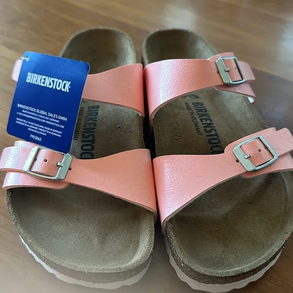Birkenstock Sydney Graceful Coral Rare EU Size 36