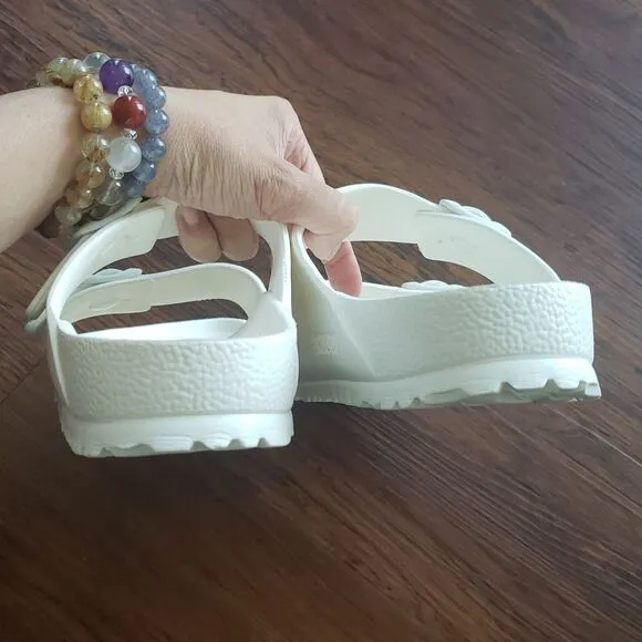 Birkenstock White Waterproof Arizona Sandals Size 41