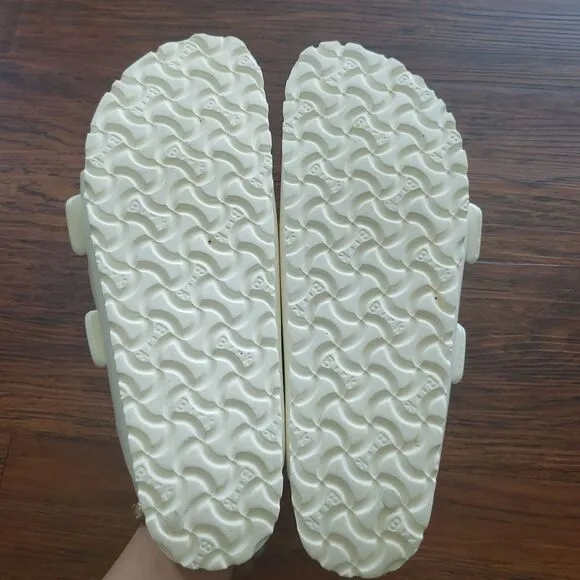 Birkenstock White Waterproof Arizona Sandals Size 41