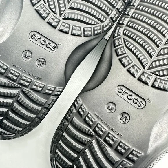 Black Crocs Slide Sandals