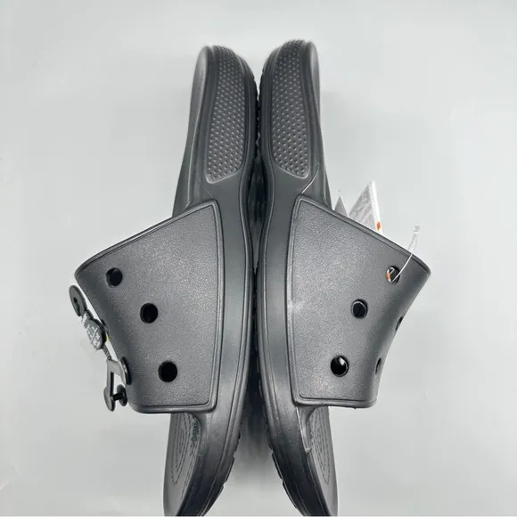 Black Crocs Slide Sandals