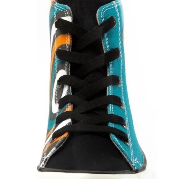 BLANX Unisex High-Top Limited-Edition  Dr. Alderete Cotton Sneakers Sz 12 men