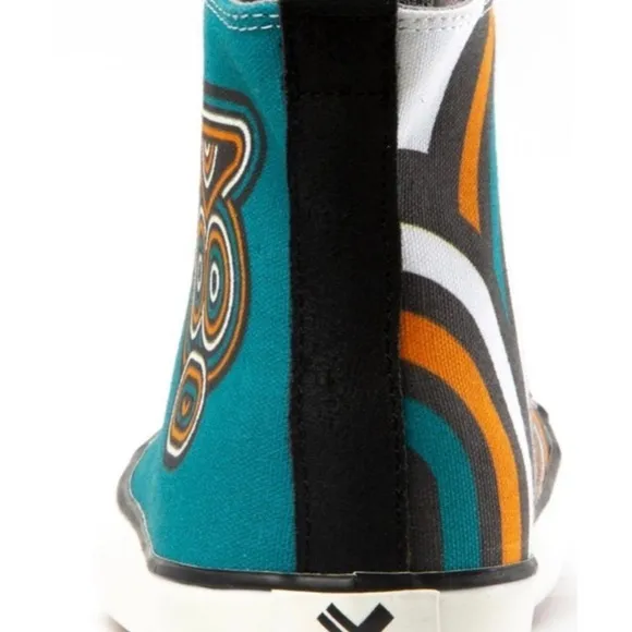 BLANX Unisex High-Top Limited-Edition  Dr. Alderete Cotton Sneakers Sz 12 men