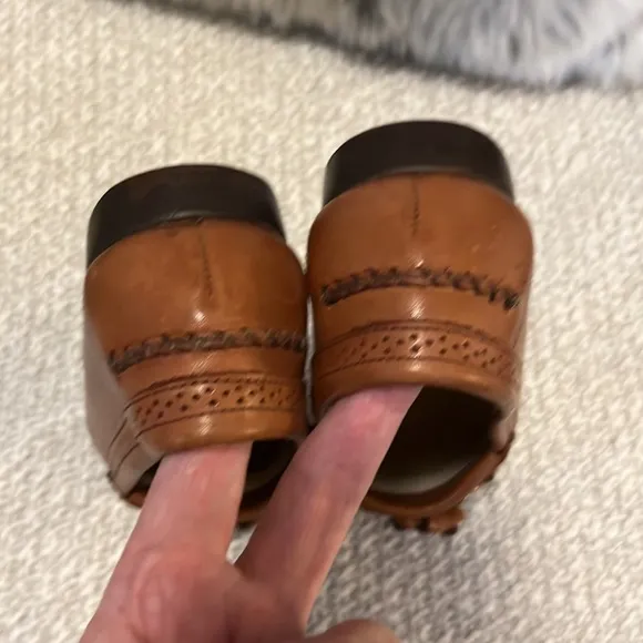 Bob Roy Collection Tan Leather Wingtip Loafers Sz 1