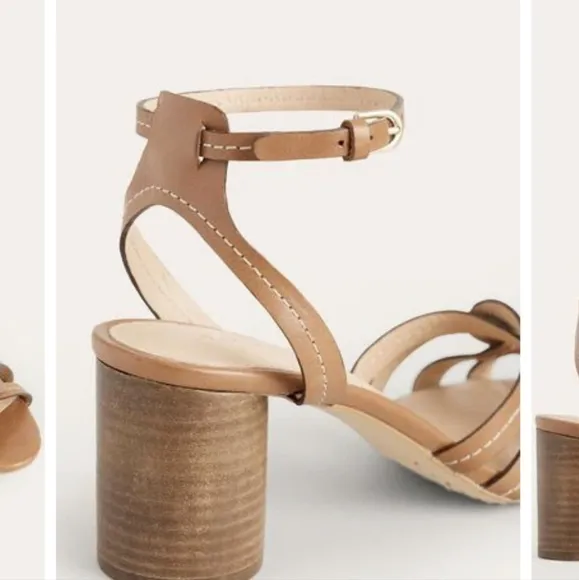 Boden Heeled Multi Strap Sandals