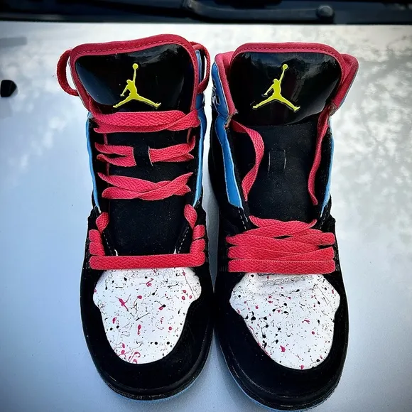 Bold Retro Air Jordan High-Top Sneakers