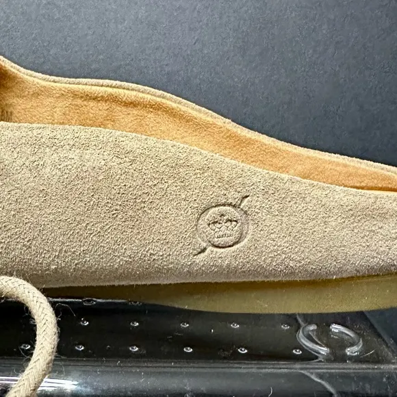 Born Women's Bianca Loafer Mules Size 8 Beige Suede Comfy Flats Slip On NWOB