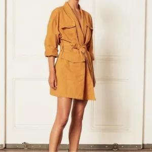 Boyish NWT Joaquin Kimono Jacket Wrap Dress with Belt Size Medium