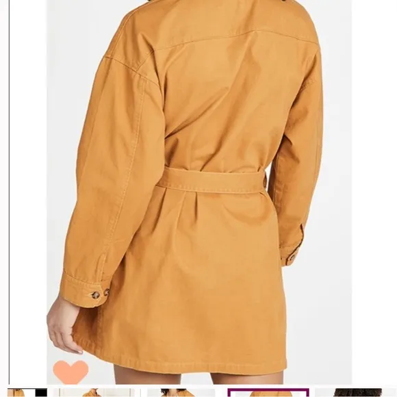 Boyish NWT Joaquin Kimono Jacket Wrap Dress with Belt Size Medium