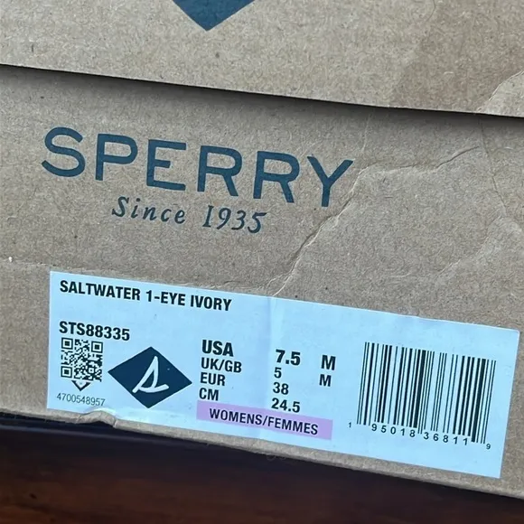 Brand New Sperry Saltwater 1-Eye Ivory Rain Boots Rubber Leather Collar Fleece