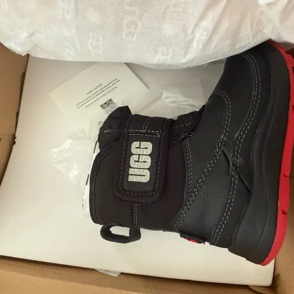 BRAND NEW!! UGG black and Red Boots