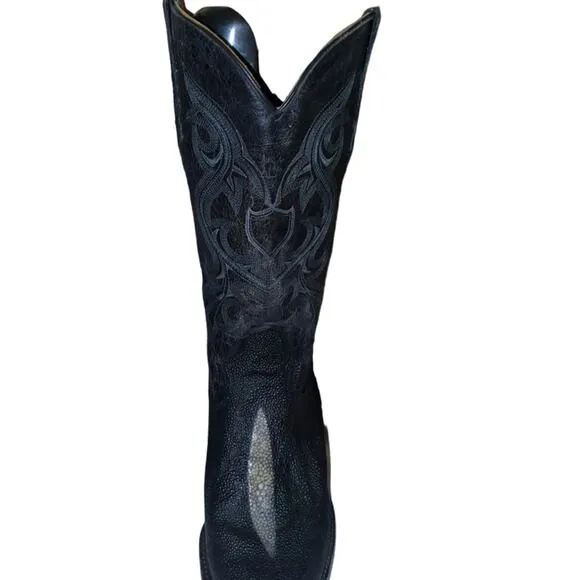 Bull Rider Exotic Stingray leather Cowboy Boots