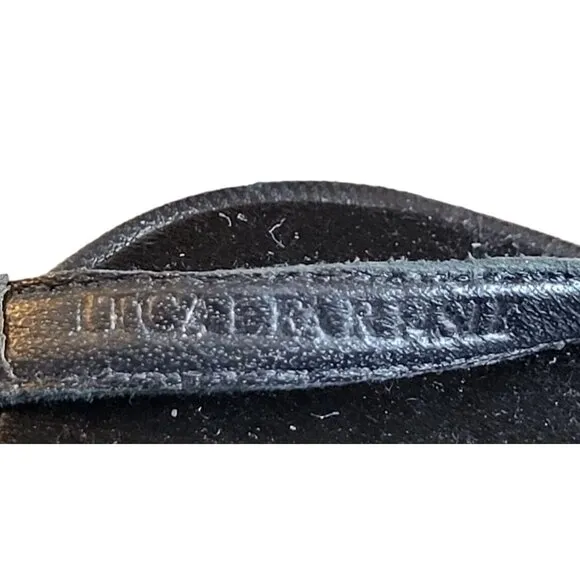 Burberry Womens Black‎ Snakeskin Wedge Sandals - Size 39 / US 8