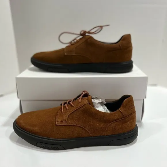 Calvin Klein Men’s Suede Loafers sz 8.5 NEW # F679