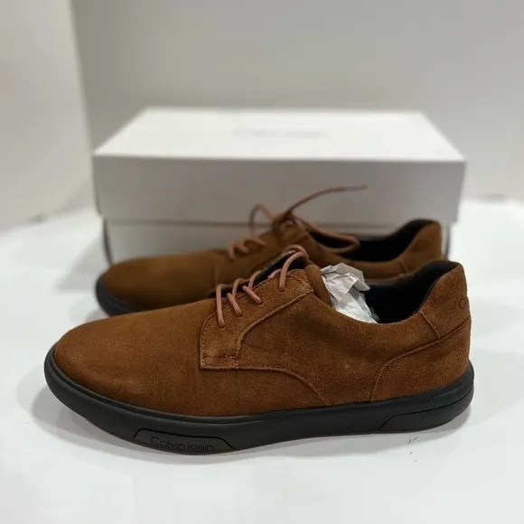 Calvin Klein Men’s Suede Loafers sz 8.5 NEW # F679